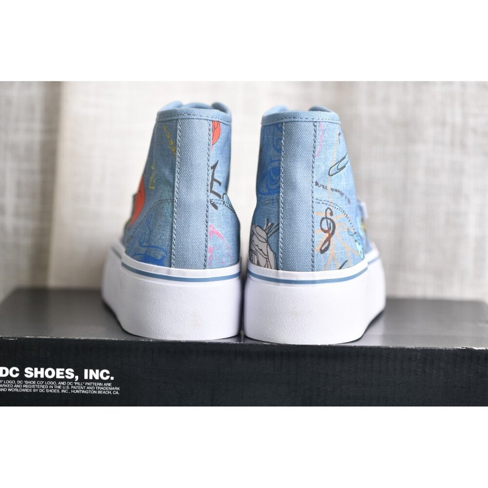 New! Size: 5.5 Women | Dolce & Gabbana Manual Hi Platform | Denim Color - Picture 4 of 15